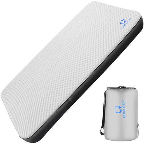 Qomotop Double Selfinflating Camping Mattress, 80”×52” Sleeping Pad